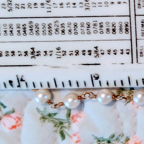 Solid, 14k pearl bracelet - Picture 2 of 8